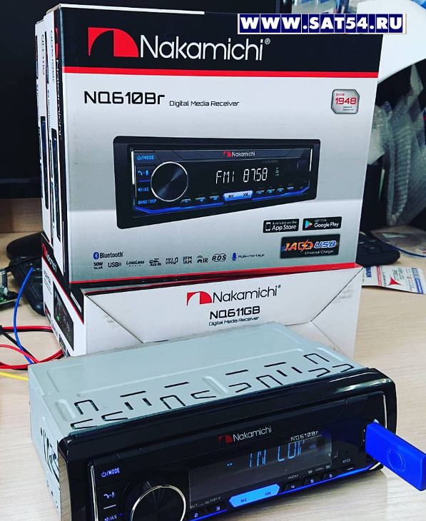 Автомагнитолы Nakamichi .Нового модельного ряда 2019 года . Фото из обзора на сайте www.sat54.ru в новосибирске