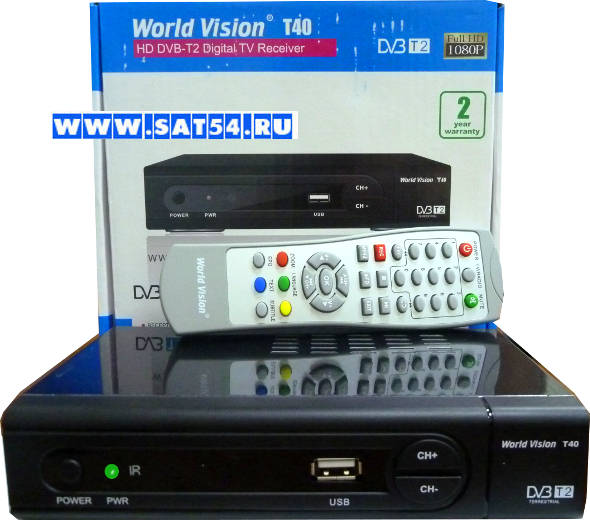 World Vision T40 -     DVB-T2 -      www.sat54.ru