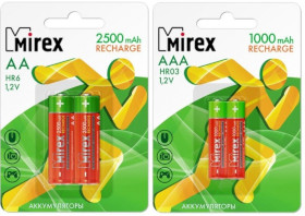 Аккумуляторы Mirex. Из обзора на сайте www.sat54.ru в Новосибирске