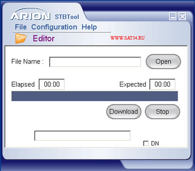 www.sat54.ru Программирование и смена программного обеспечения на ресиверах ARION. Программа STB Tool.