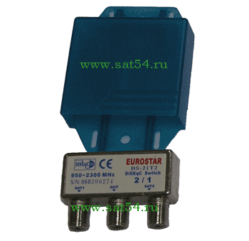 DiSeqC Switch 2  1 Eurostar DS-21T2