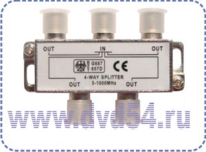 Splitter-4   F  5-1000 MHz