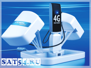 Антенна для 3G-4G модема LTE MiMo INDOOR