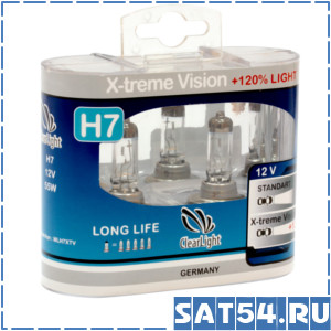   Clearlight  H7 12V-55W X-treme Vision + 120 % Light