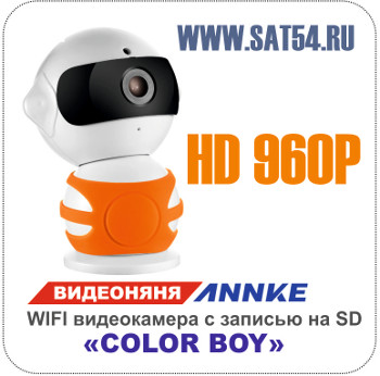 Видеоняня  ANNKE &quot;Color Boy&quot;. WI FI видеокамера с записью на SD и подключением к сети Интернет.