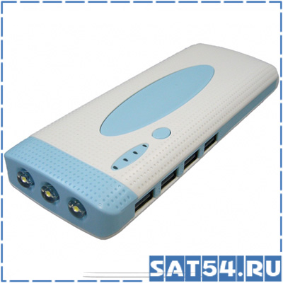   LS-3242 (8000mAh, 5V, 1-2USB-2100m / 3-4USB-1000mA, 3 led, )