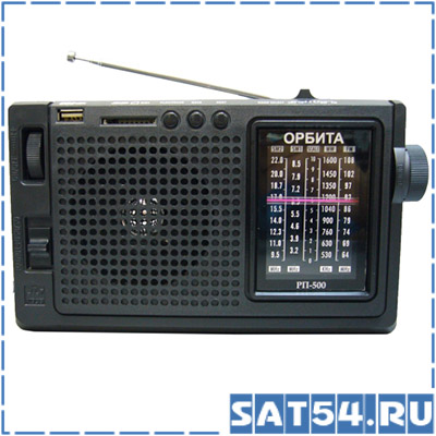 Радиоприемник РП-500 (USB, SD, Аккумулятор, 220V)