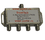 Разветвитель GTP-S14 4-WAY splitter (5-2300 MHz)