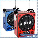 Радиоприемник Waxiba XB-909U (Фонарик, USB, TF, SD, AUX, Наушники, Аккумулятор, 220V)