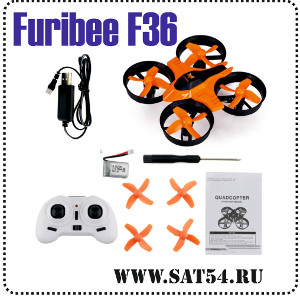 Квадрокоптер Furibee F36 v2018 (Tiny Whoop class) - фотография комплектации
